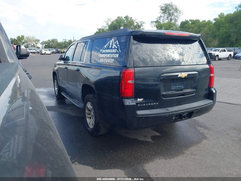Vin: 1gnskhkc8hr175801, lot: 46043234, chevrolet suburban lt 20173