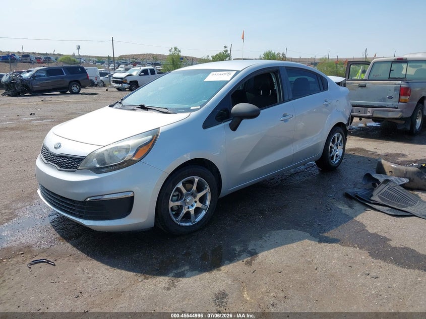 Vin: knadm4a38g6674987, lot: 46043265, kia rio lx 20162