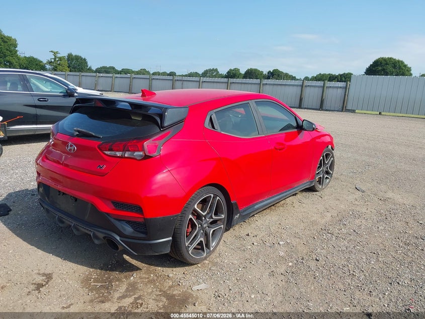 2020 HYUNDAI VELOSTER N auction photo 4