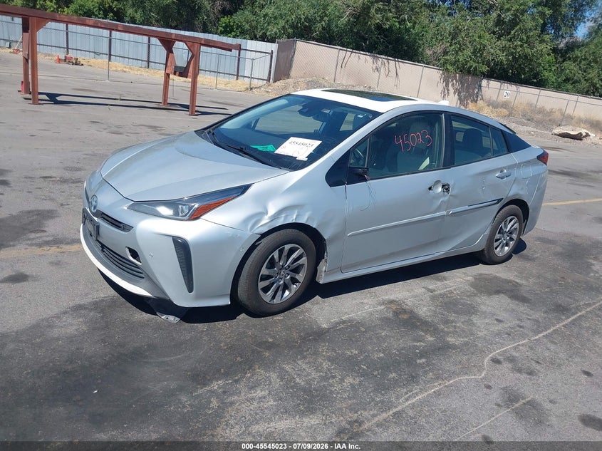 2020 Toyota Prius Xle JTDKARFU4L3122562 photo 1