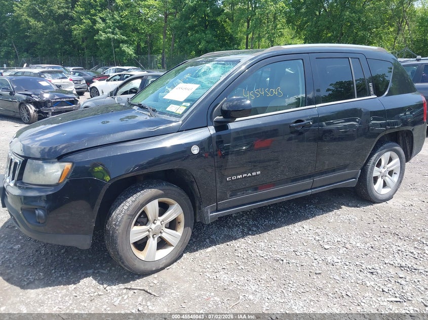 Vin: 1c4njdebxed546292, lot: 46043312, jeep compass latitude 20142