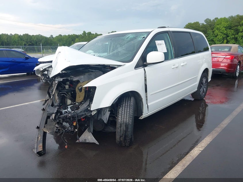 Vin: 2c4rdgcg7hr867460, lot: 46043323, dodge grand caravan sxt 20172
