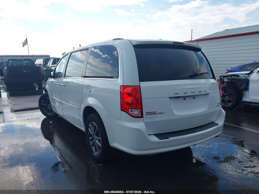 Vin: 2c4rdgcg7hr867460, lot: 46043323, dodge grand caravan sxt 20173