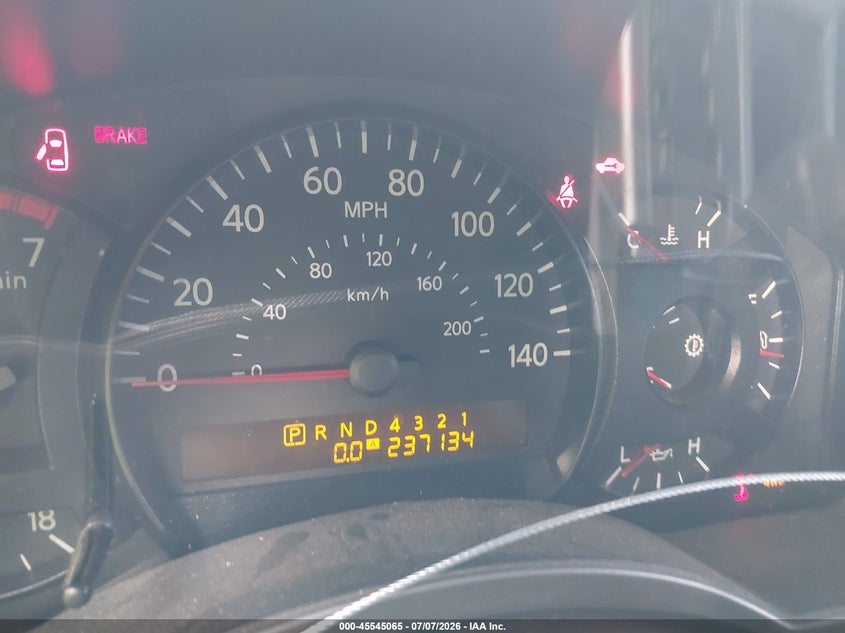 2007 Nissan Titan Se VIN: 1N6BA07B37N205240 Lot: 45545065