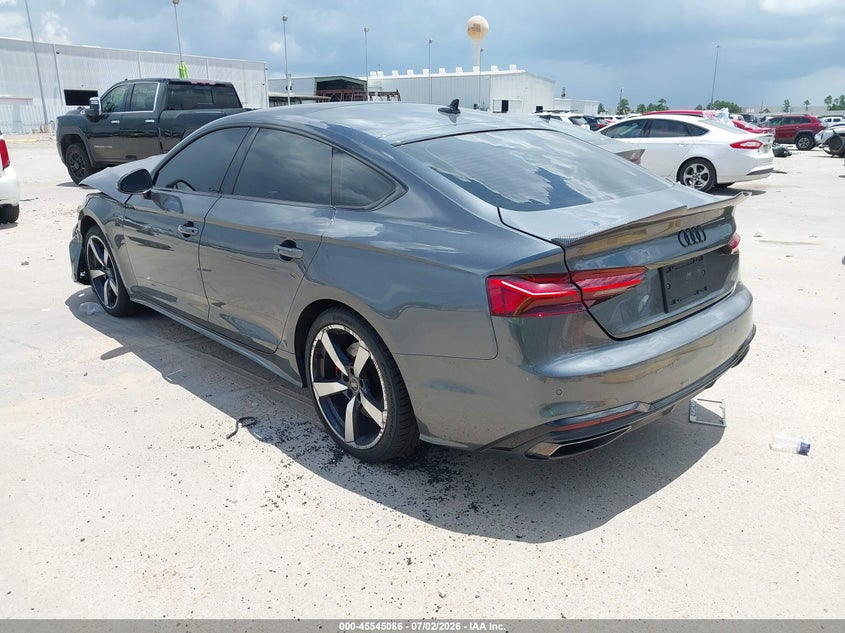 Vin: waufacf57ra056923, lot: 46043355, audi a5 sportback premium plus 45 tfsi quattro s tronic 20243