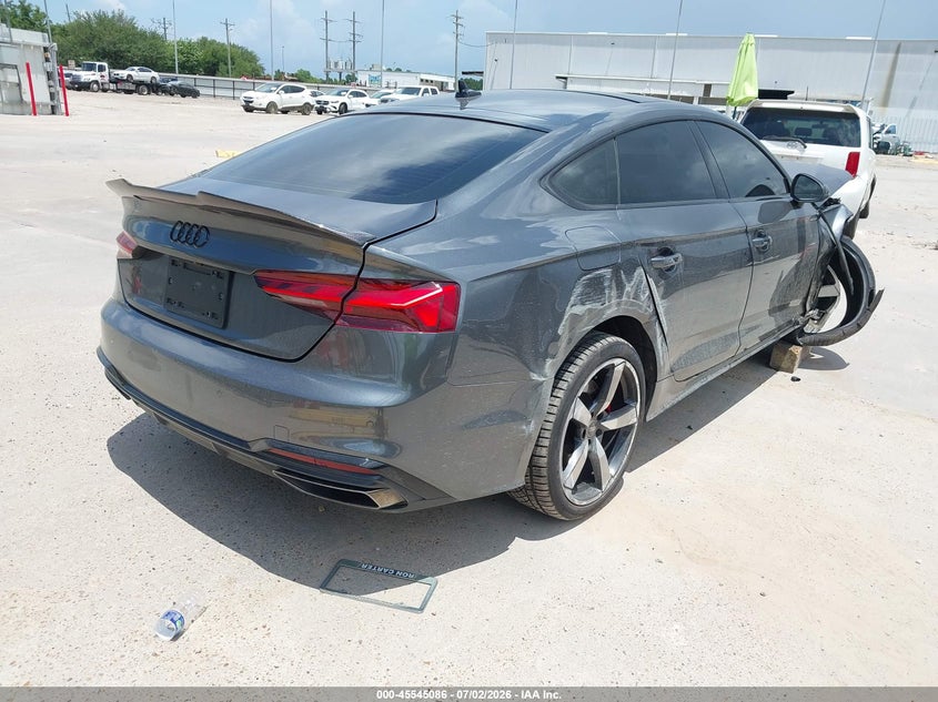 Vin: waufacf57ra056923, lot: 46043355, audi a5 sportback premium plus 45 tfsi quattro s tronic 20244
