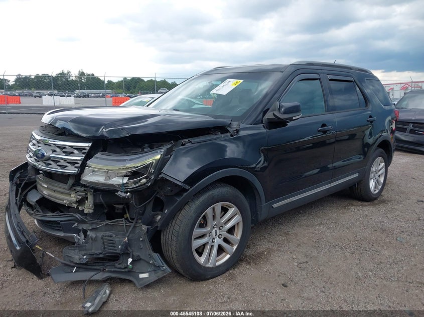 Vin: 1fm5k8d86jga29862, lot: 46043377, ford explorer xlt 20182