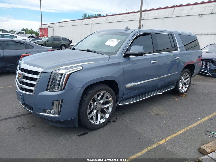 Vin: 1gys4skj0fr747059, lot: 46043393, cadillac escalade esv luxury 20152