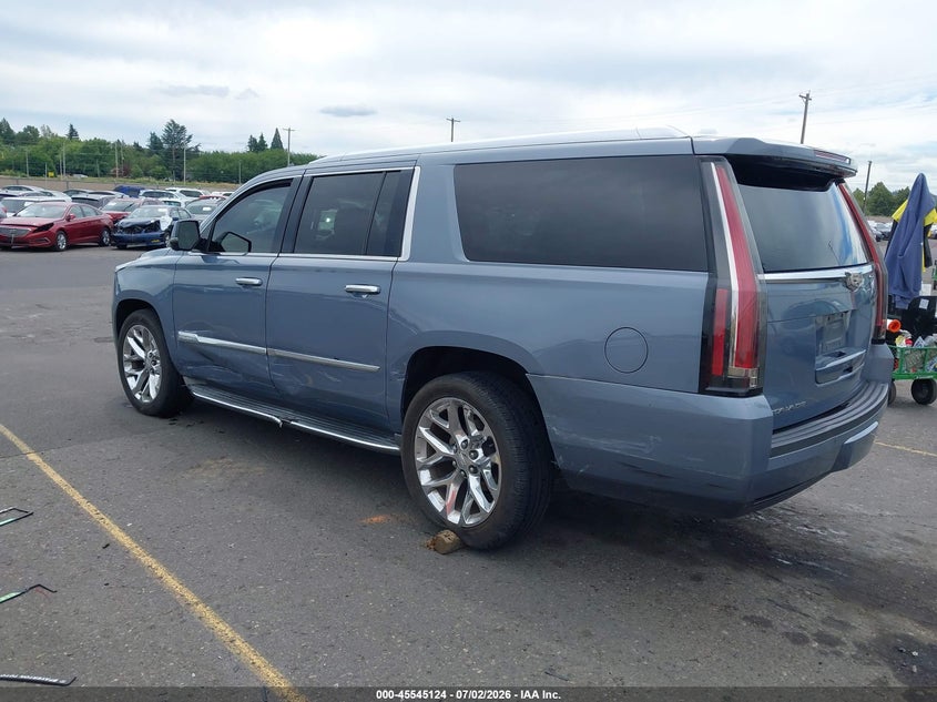 Vin: 1gys4skj0fr747059, lot: 46043393, cadillac escalade esv luxury 20153