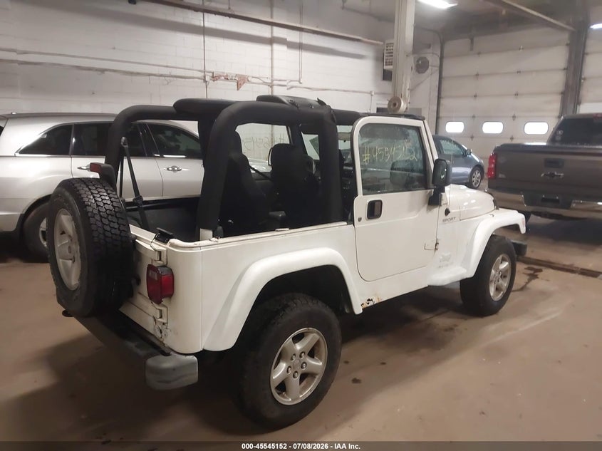 JEEP WRANGLER 2003 VIN 1J4FA49S53P307348