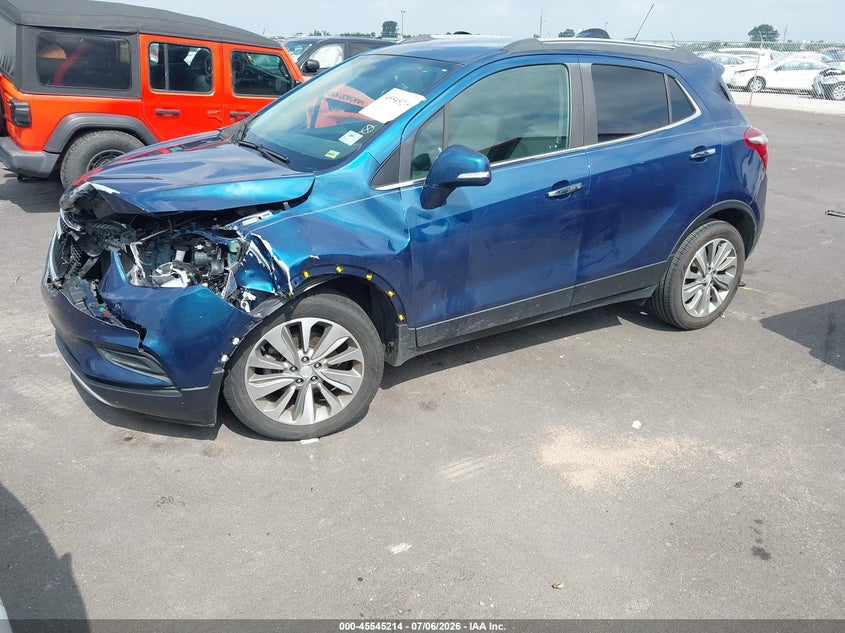 Vin: kl4cjasb4kb764708, lot: 46043483, buick encore fwd preferred 20192