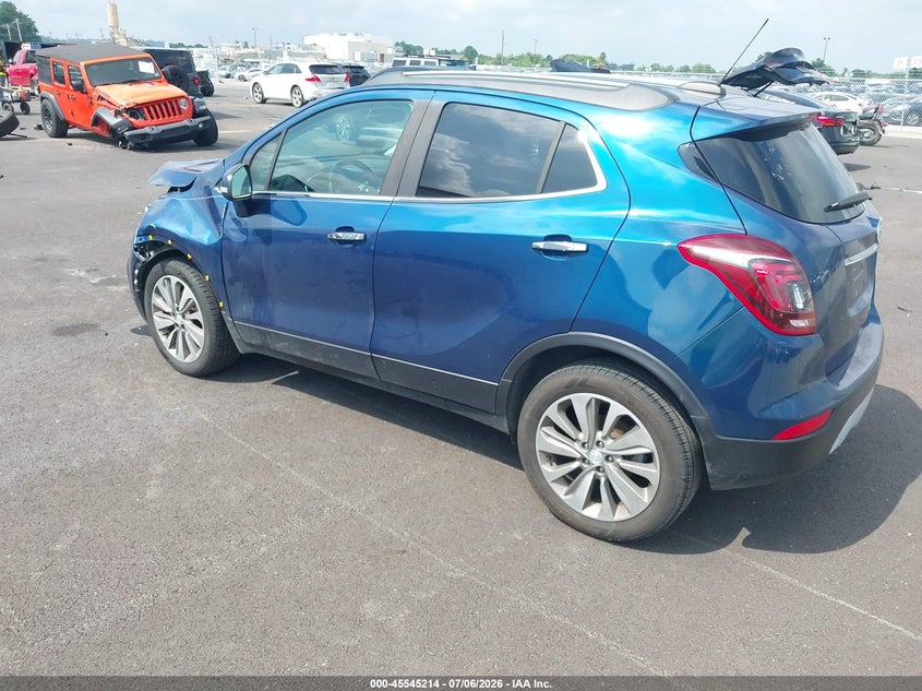 Vin: kl4cjasb4kb764708, lot: 46043483, buick encore fwd preferred 20193