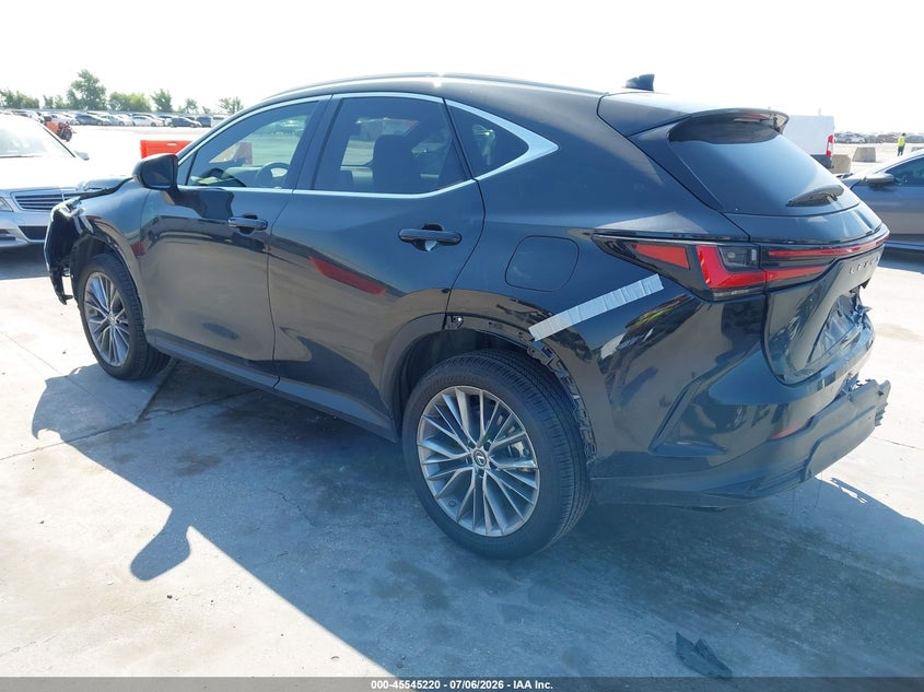 Vin: 2t2hgcez4nc011762, lot: 46043489, lexus nx 350 luxury 20223