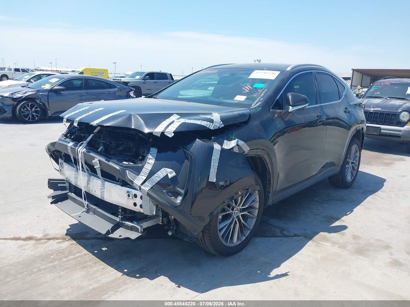 Vin: 2t2hgcez4nc011762, lot: 46043489, lexus nx 350 luxury 20222