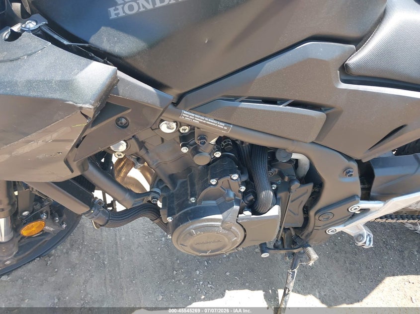 2024 Honda Cb500 F VIN: MLHPC7156R5000073 Lot: 45545269