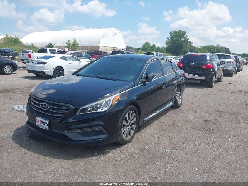 2015 HYUNDAI SONATA SEDAN 2.4L I-4 DI, DOHC, VVT, 185HP