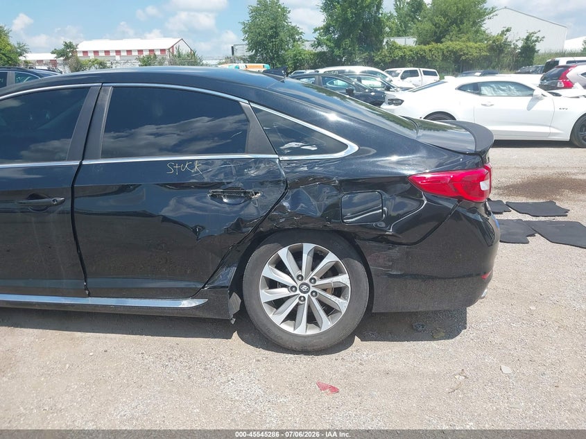 2015 HYUNDAI SONATA SEDAN 2.4L I-4 DI, DOHC, VVT, 185HP