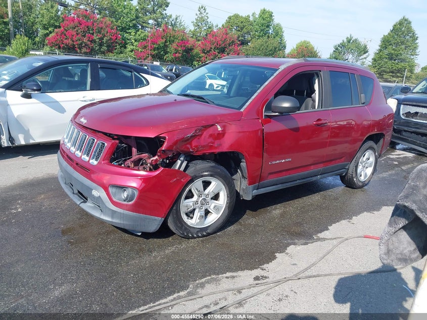 Vin: 1c4njcba0fd170659, lot: 46043559, jeep compass sport 20152