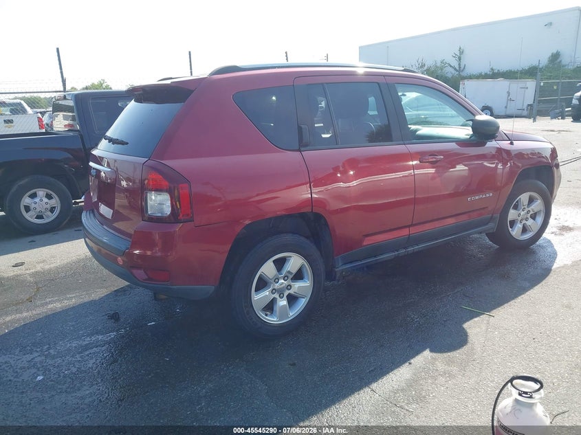 Vin: 1c4njcba0fd170659, lot: 46043559, jeep compass sport 20154