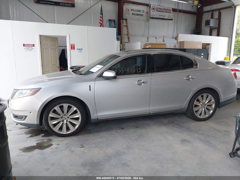 2013 Lincoln Mks Ecoboost VIN: 1LNHL9FT8DG612861 Lot: 45545313
