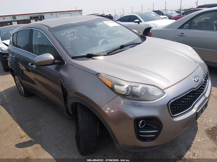2018 Kia Sportage Lx, Left Front, IAAI, VIN KNDPMCAC0J7486623