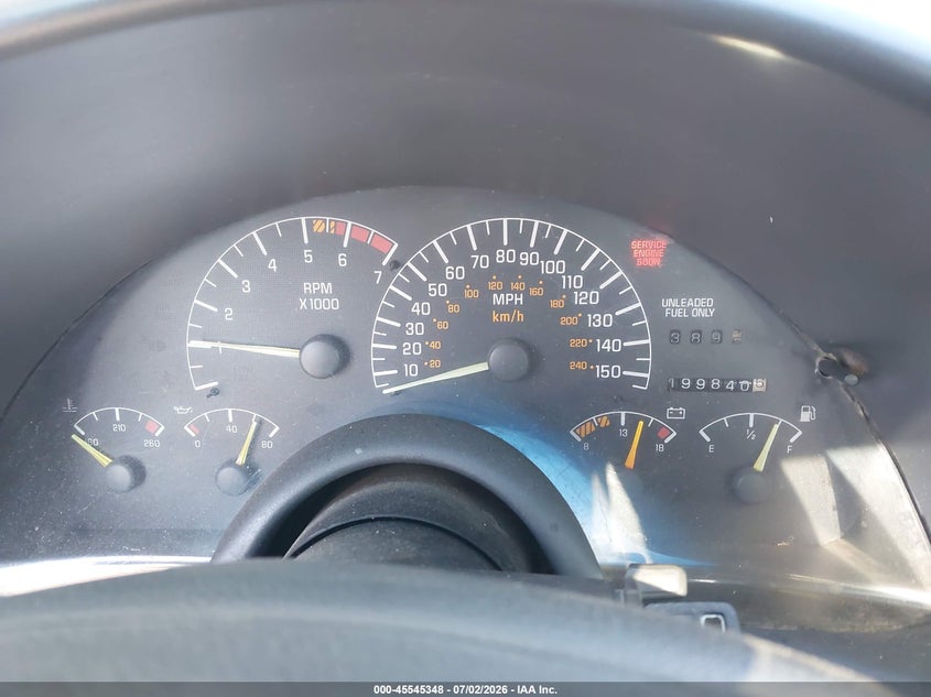 1996 Pontiac Firebird Formula/Trans Am VIN: 2G2FV22P2T2213122 Lot: 45545348