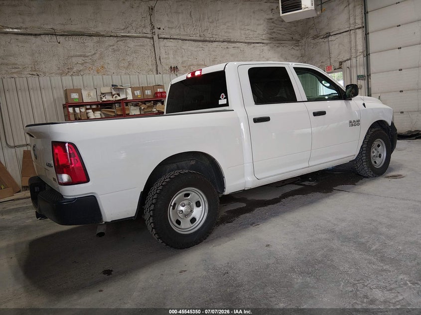 Vin: 1c6rr7kg3js293129, lot: 46043619, ram 1500 tradesman  4x4 5'7 box 20184