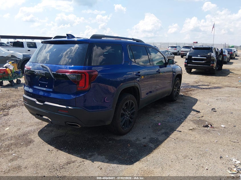 Vin: 1gkknrl46pz137127, lot: 46043670, gmc acadia awd sle 20234