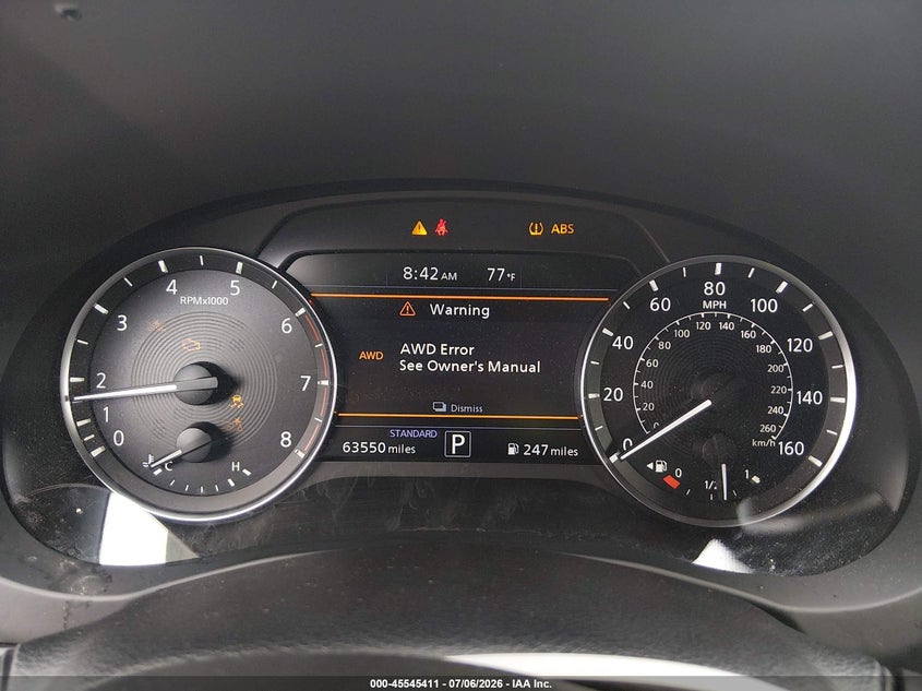 2020 Infiniti Qx50 Essential Awd VIN: 3PCAJ5M36LF114237 Lot: 45545411