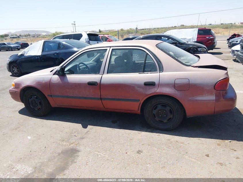 1998 Chevrolet Prizm VIN: 1Y1SK528XWZ436664 Lot: 45545423