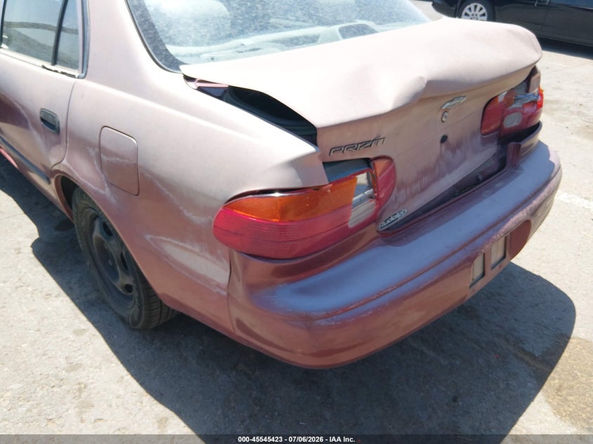 1998 Chevrolet Prizm VIN: 1Y1SK528XWZ436664 Lot: 45545423