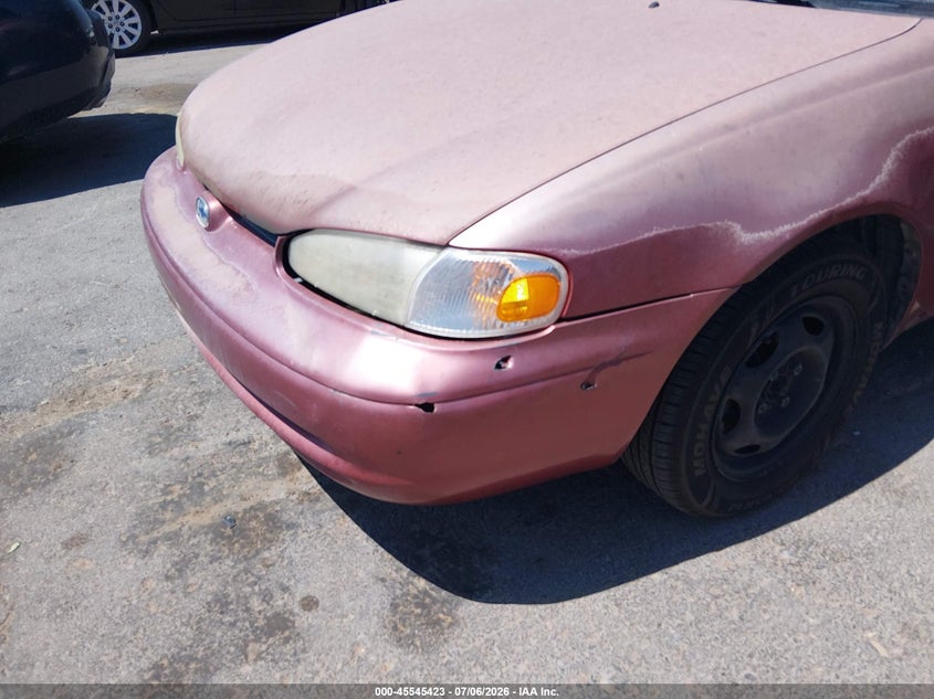 1998 Chevrolet Prizm VIN: 1Y1SK528XWZ436664 Lot: 45545423