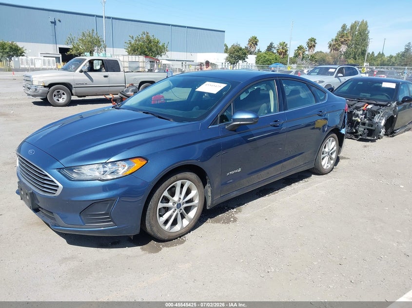 2019 Ford Fusion Hybrid Se 3FA6P0LU9KR177871 photo 1