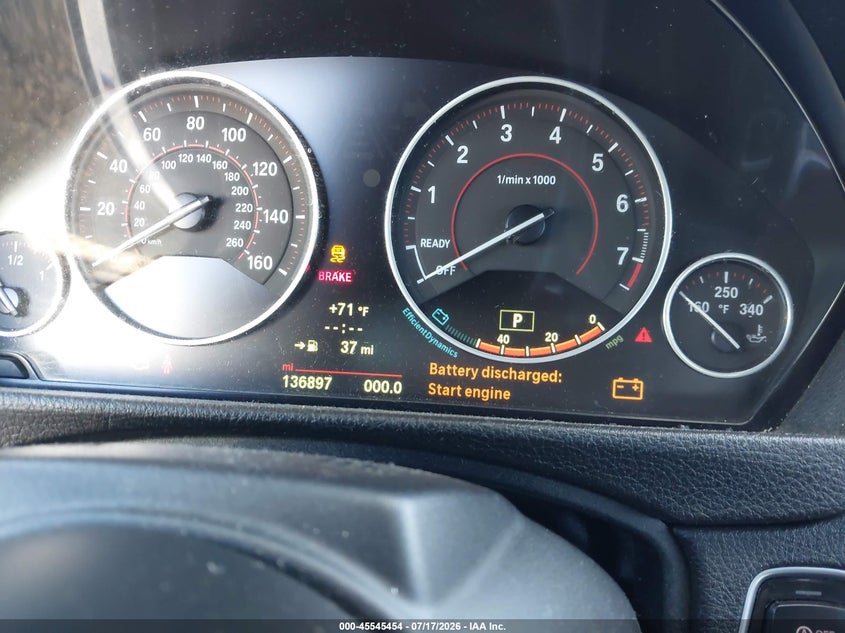 2014 BMW 428I VIN: WBA3V5C55EP747995 Lot: 45545454