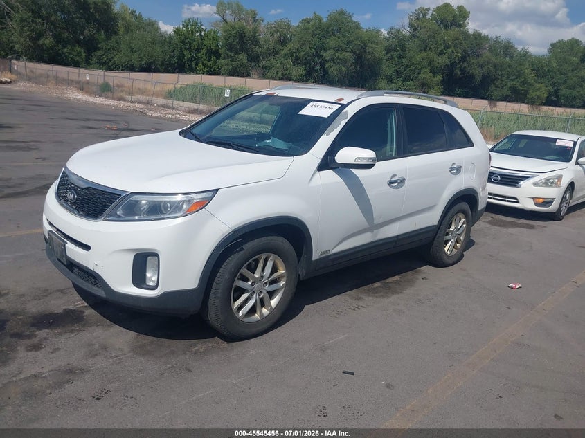Vin: 5xyktda74eg480872, lot: 46043725, kia sorento lx v6 20142