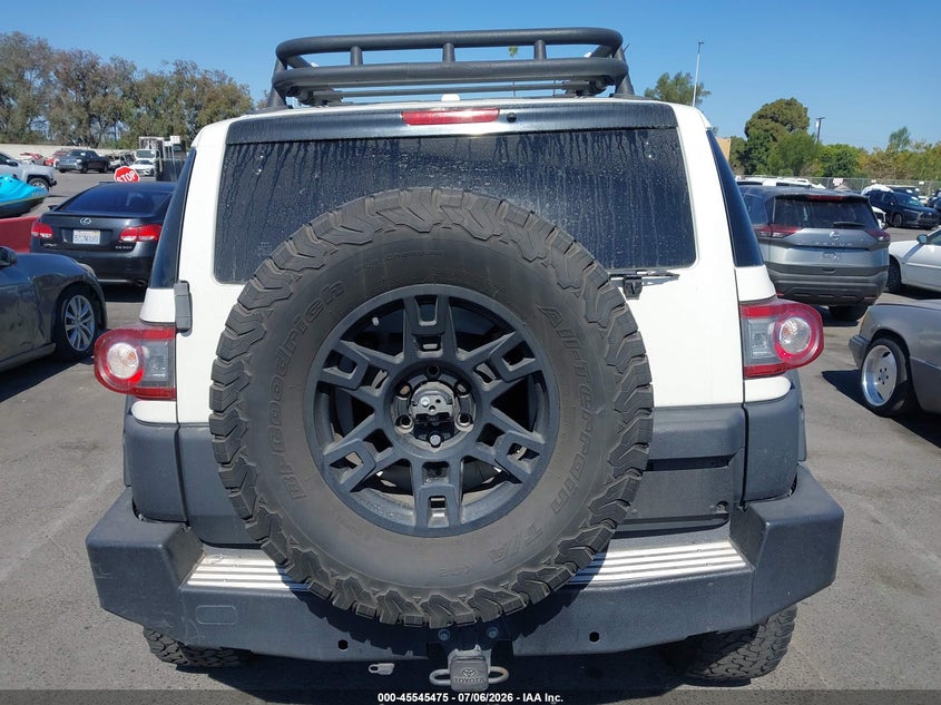 2012 Toyota Fj Cruiser VIN: JTEBU4BF7CK121893 Lot: 45545475
