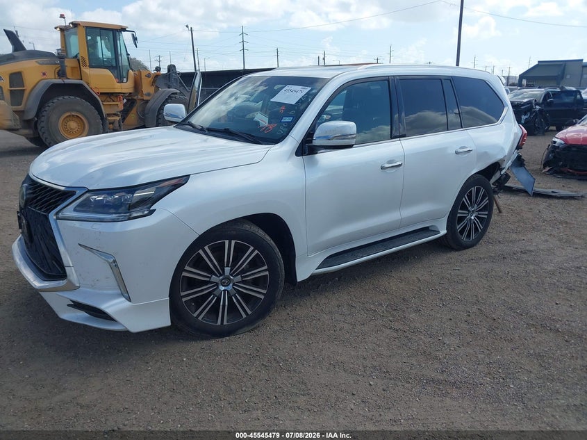 Vin: jtjdy7ax0l4327961, lot: 46043748, lexus lx 570 three-row 20202