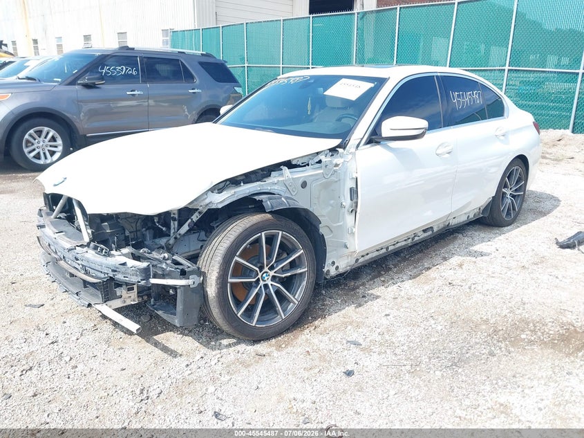 Vin: 3mw5r1j04m8b81225, lot: 46043755, bmw 330i 20212