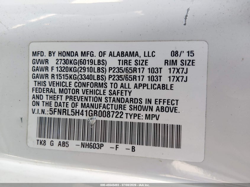 AtlanticExpress - Honda Odyssey