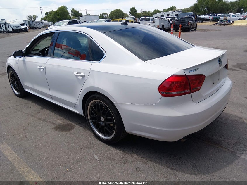 2014 VOLKSWAGEN PASSAT SEDAN 1.8L I-4 DI, DOHC, VVT, TURBO, 170HP