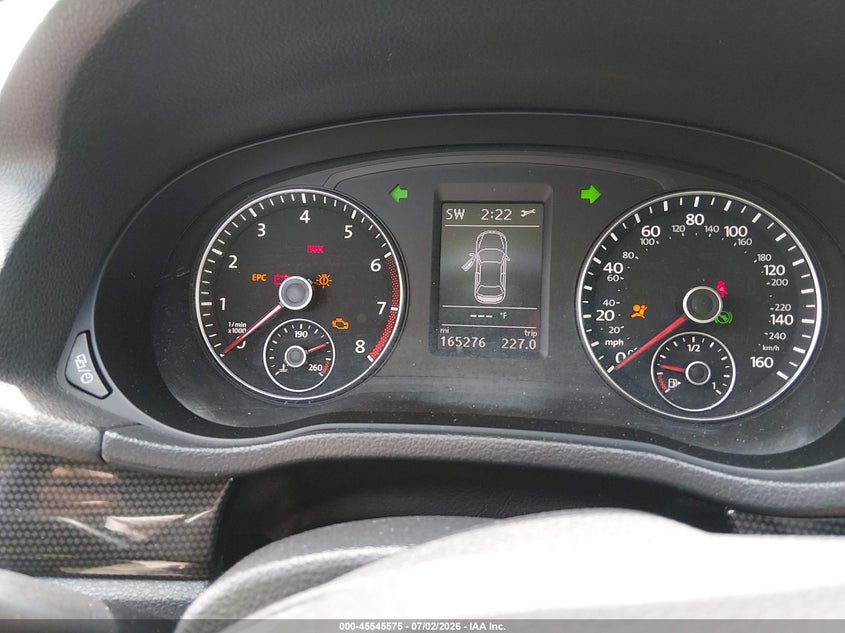 2014 VOLKSWAGEN PASSAT SEDAN 1.8L I-4 DI, DOHC, VVT, TURBO, 170HP