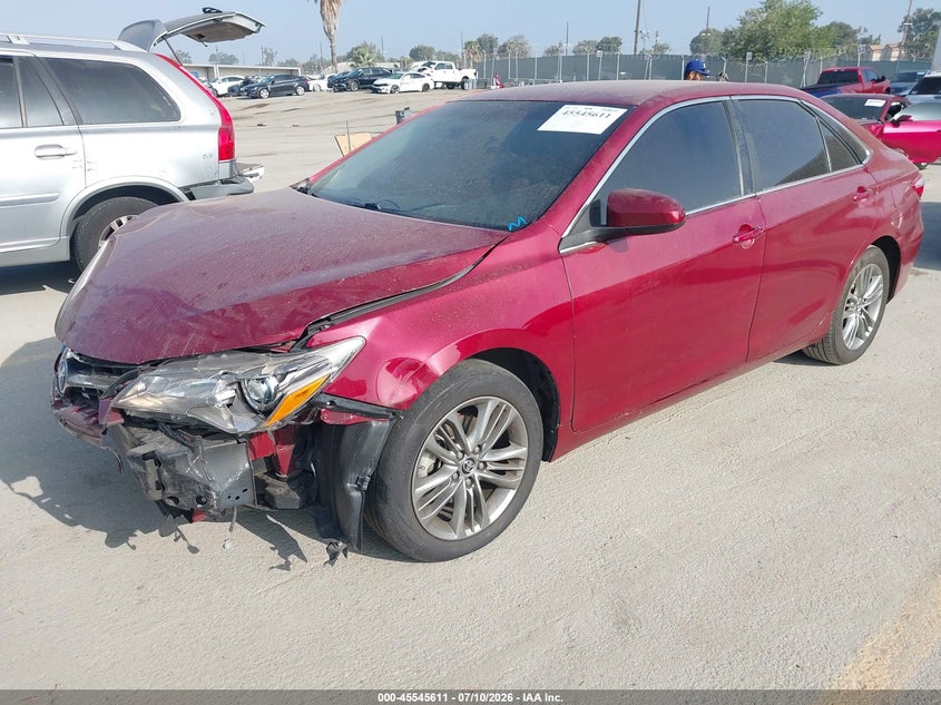 2016 Toyota Camry, Удар спереди, IAAI, VIN 4T1BF1FK9GU542203 — фото 2