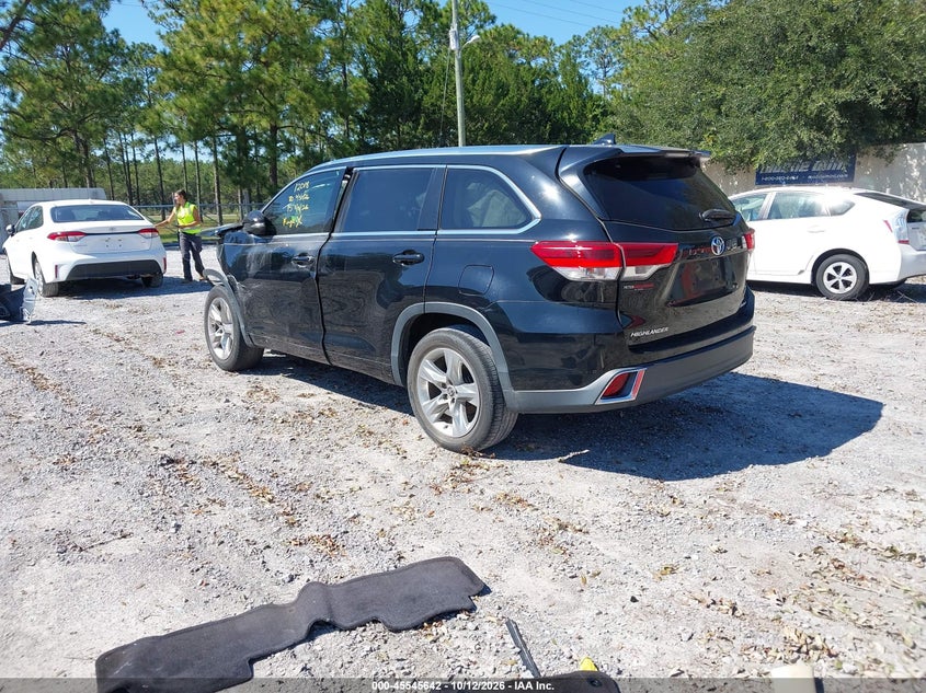 Vin: 5tdyzrfh0hs203134, lot: 46043911, toyota highlander limited 20173