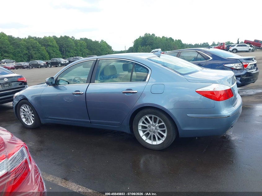 2011 Hyundai Genesis 3.8 VIN: KMHGC4DE3BU113287 Lot: 45545653