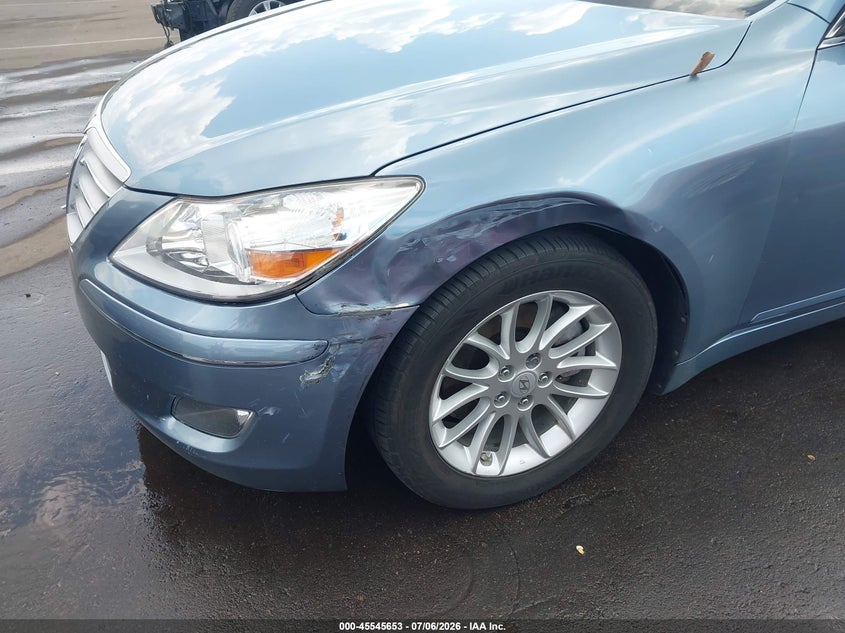 2011 Hyundai Genesis 3.8 VIN: KMHGC4DE3BU113287 Lot: 45545653