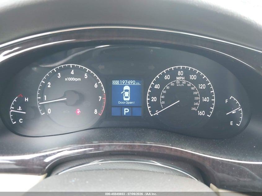 2011 Hyundai Genesis 3.8 VIN: KMHGC4DE3BU113287 Lot: 45545653