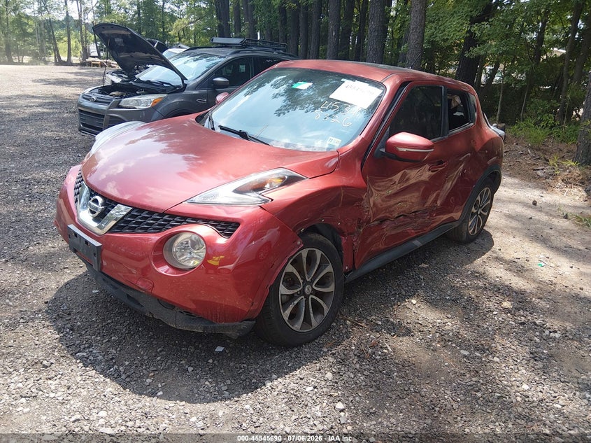 2017 Nissan Juke, Левый бок, IAAI, VIN JN8AF5MVXHT750414 — фото 2