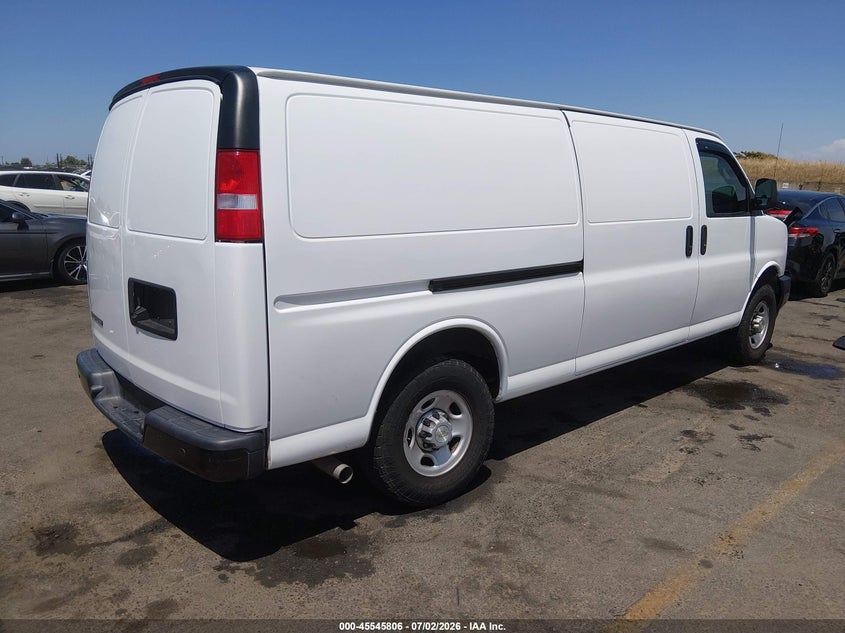 Vin: 1gcwgbfp2p1217253, lot: 46044075, chevrolet express cargo rwd 2500 extended wheelbase wt 20234