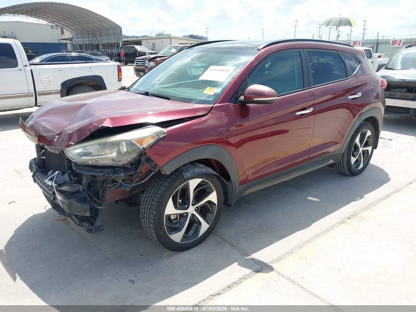 2016 HYUNDAI TUCSON SPORT UTILITY VEHICLE 1.6L I-4 DI, DOHC, VVT, TURBO, 175HP