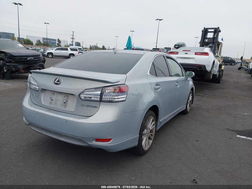 2010 Lexus Hs 250H Premium VIN: JTHBB1BA1A2013925 Lot: 45545879